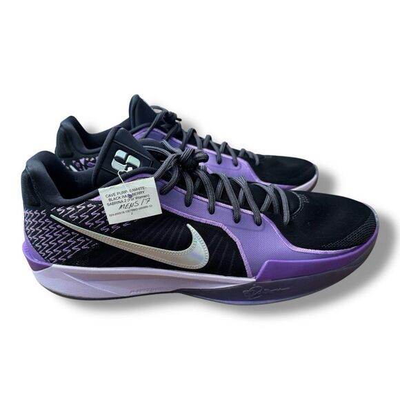 NEW Nike Sabrina 2 Court Vision Basketball Purple Shoes Women’s Sz 18.5 Men’s 17 - Picture 2 of 10